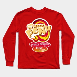 Sunset Shimmer is best human Long Sleeve T-Shirt